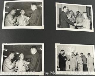 From the Estate of US Army Col. Charles F. Coates, the Recipient of WW II Legion of Merit and Silver Star Honors, his Military Memorabilia Circa 1958-59 While Serving in Taiwan as a Senior Military Advisor (MAAG) to the ROC Second Field Army.  Items Include Correspondence, Citations, Banners, Photos,  and Gifts Presented to Him by Major General Chang Yat-San, National Chinese Army, of 8th-14th Century  Coins Excavated From Pescadores Islands.  See the more than 200 Photos Posted in the Photo Gallery. Historical Military and Political Interest.   