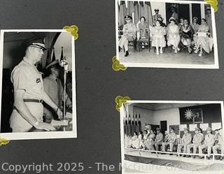 From the Estate of US Army Col. Charles F. Coates, the Recipient of WW II Legion of Merit and Silver Star Honors, his Military Memorabilia Circa 1958-59 While Serving in Taiwan as a Senior Military Advisor (MAAG) to the ROC Second Field Army.  Items Include Correspondence, Citations, Banners, Photos,  and Gifts Presented to Him by Major General Chang Yat-San, National Chinese Army, of 8th-14th Century  Coins Excavated From Pescadores Islands.  See the more than 200 Photos Posted in the Photo Gallery. Historical Military and Political Interest.   