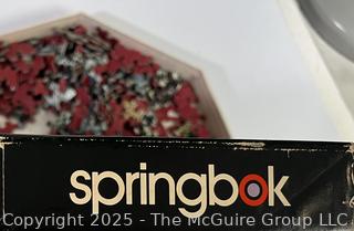 Three (3) Vintage Springbok Jigsaw Puzzles Including Jackson Pollack