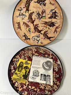 Three (3) Vintage Springbok Jigsaw Puzzles Including Jackson Pollack