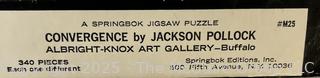 Three (3) Vintage Springbok Jigsaw Puzzles Including Jackson Pollack