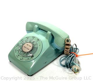 Mint Green Bell System Rotary Telephone