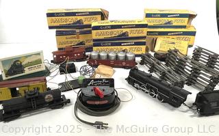 Vintage American Flyer S Gauge 3/16" Scale Model Train Parts made by the A.C. Gilbert Co. 