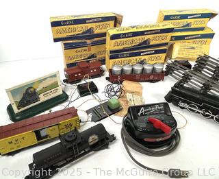 Vintage American Flyer S Gauge 3/16" Scale Model Train Parts made by the A.C. Gilbert Co. 