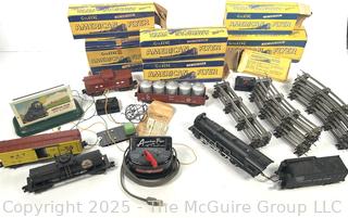 Vintage American Flyer S Gauge 3/16" Scale Model Train Parts made by the A.C. Gilbert Co. 