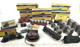 Vintage American Flyer S Gauge 3/16" Scale Model Train Parts made by the A.C. Gilbert Co. 