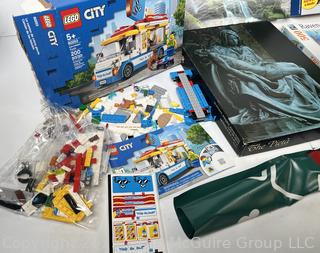 Lego City Building Set in Box and Jigsaw Puzzles