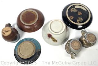 Group of Pottery Bowls and Mugs