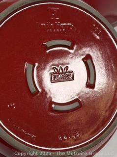 Red Emile Henry Tagine and White Signature Serving Pot