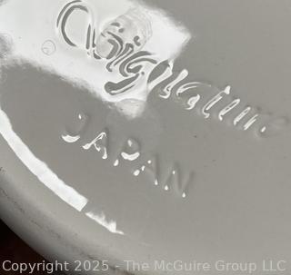 Red Emile Henry Tagine and White Signature Serving Pot