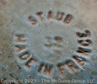 Large Staub (France) Black Cast Iron Round Cocotte