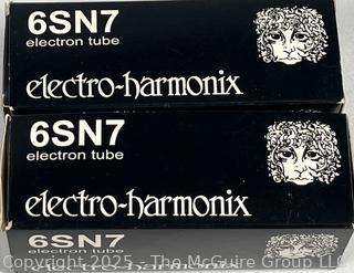 Two (2) Electro Harmonix 6SN7 Electron Tubes in Boxes