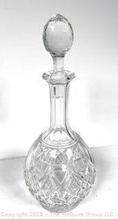 Baccarat Deep Cut Crystal Juigne Wine Decanter.  12" tall