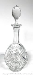 Baccarat Deep Cut Crystal Juigne Wine Decanter.  12" tall