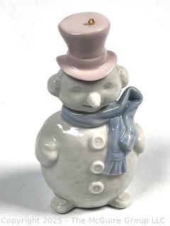 Lladro Figurine 5841 Snowman Ornament 