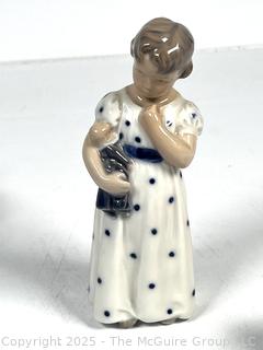 Three (3) Porcelain Figurines Including Belleek