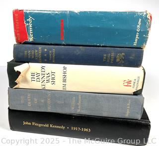 Five (5) Books on JFK Presidency and Assassination. 