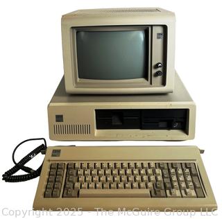 1982 IBM Personal Computer Monitor and Keyboard Model No 5151 in Original Boxes.  Untested
