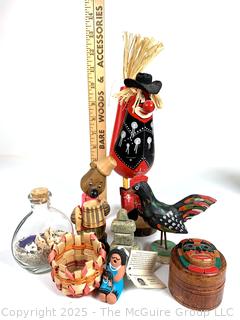 Travel Souvenir Figurines and Roy Rogers Lunchbox