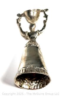 German 800 Silver Figural Wedding or Wages Cup