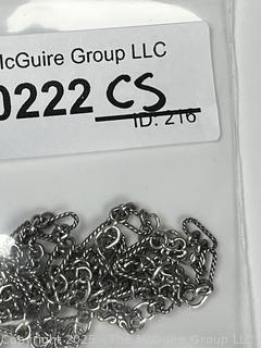 Sterling Silver Link Chain Necklace