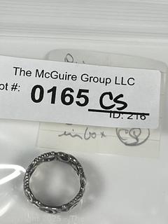 Carolyn Pollack Sterling Silver Openwork Scroll Band Ring 