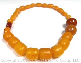 Amber Colored Beads