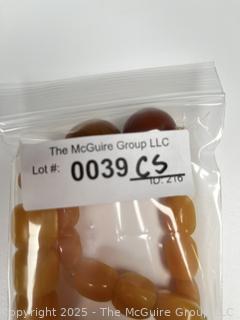 Amber Colored Beads