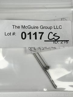 Beau Sterling Silver Golf Club Brooch 