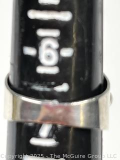 Sterling Silver with Onyx Center Ring