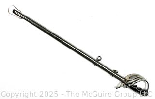 Sword Letter Opener in Scabbard.  9 1/2"