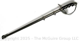 Sword Letter Opener in Scabbard.  9 1/2"