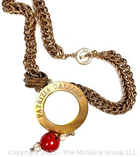 Patrizia Daliana Statement Necklace with Porcelain Center