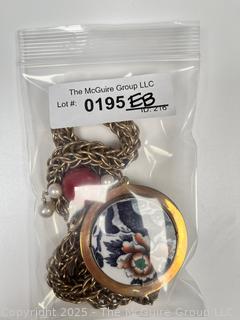 Patrizia Daliana Statement Necklace with Porcelain Center
