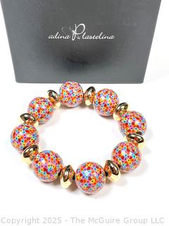 Adina Plastelina Bead Bracelet New in Box