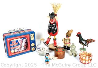 Travel Souvenir Figurines and Roy Rogers Lunchbox