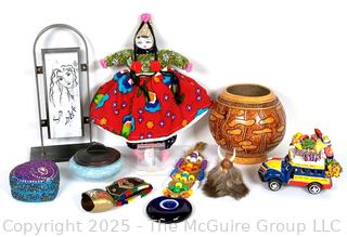 Collection of Travel Souvenirs