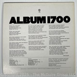 Vinyl LP Record: Peter, Paul and Mary - Album 1700