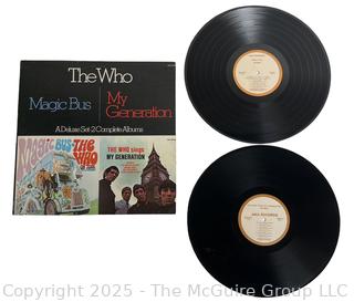 Double Vinyl LP Record Album: The Who - Magic Bus/My Generation