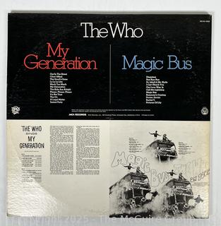 Double Vinyl LP Record Album: The Who - Magic Bus/My Generation