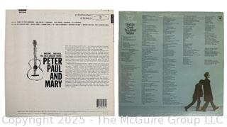 Two (2) Vinyl LP Records: Peter, Paul and Mary and Simon and Garfunkel
