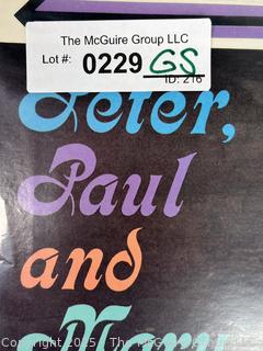 Two (2) Vinyl LP Records: Peter, Paul and Mary and Simon and Garfunkel