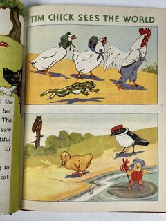 Two (2) Childrens Readers Books, Some Pages Torn. 