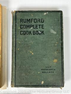 Five (5) Vintage Cookbooks Including Rumford