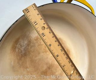 Large (11.5") Yellow Mid Century Dansk Enamel Cast Iron Kobenstyle IHQ Pot with Lid