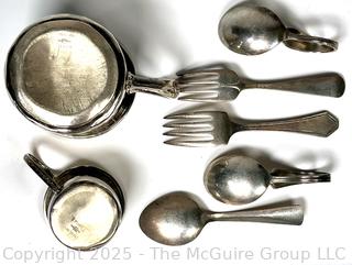 Sterling Silver Baby Cups and Utensils