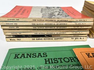 Grouping of Kansas Historical Society Journals 
