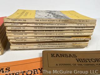 Grouping of Kansas Historical Society Journals 
