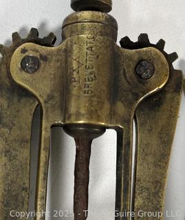 Collection of Antique Solid Brass Corkscrews