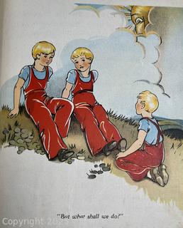 Two (2) Children's Books Snipp, Snapp Snurr by Maj Lindman circa 1940's